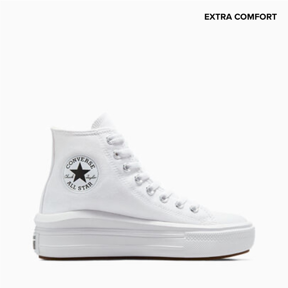 Chuck Taylor All Star Move Platform 
White High Tops
